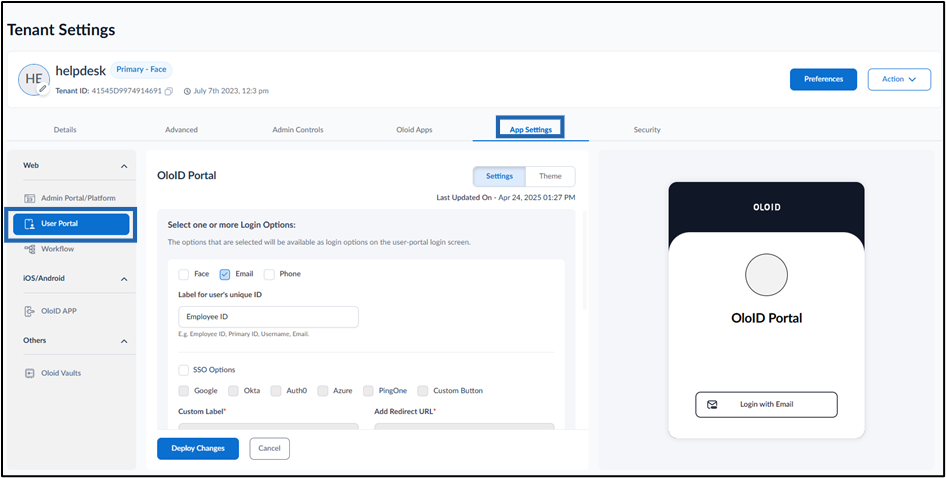 How to Configure Oloid User Portal in... - screenshot 3