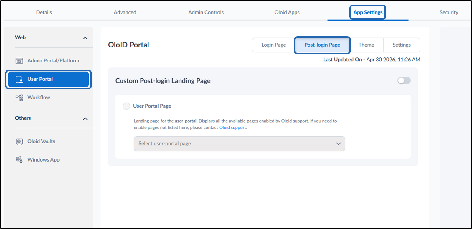 How to Configure Oloid User Portal in... - screenshot 7
