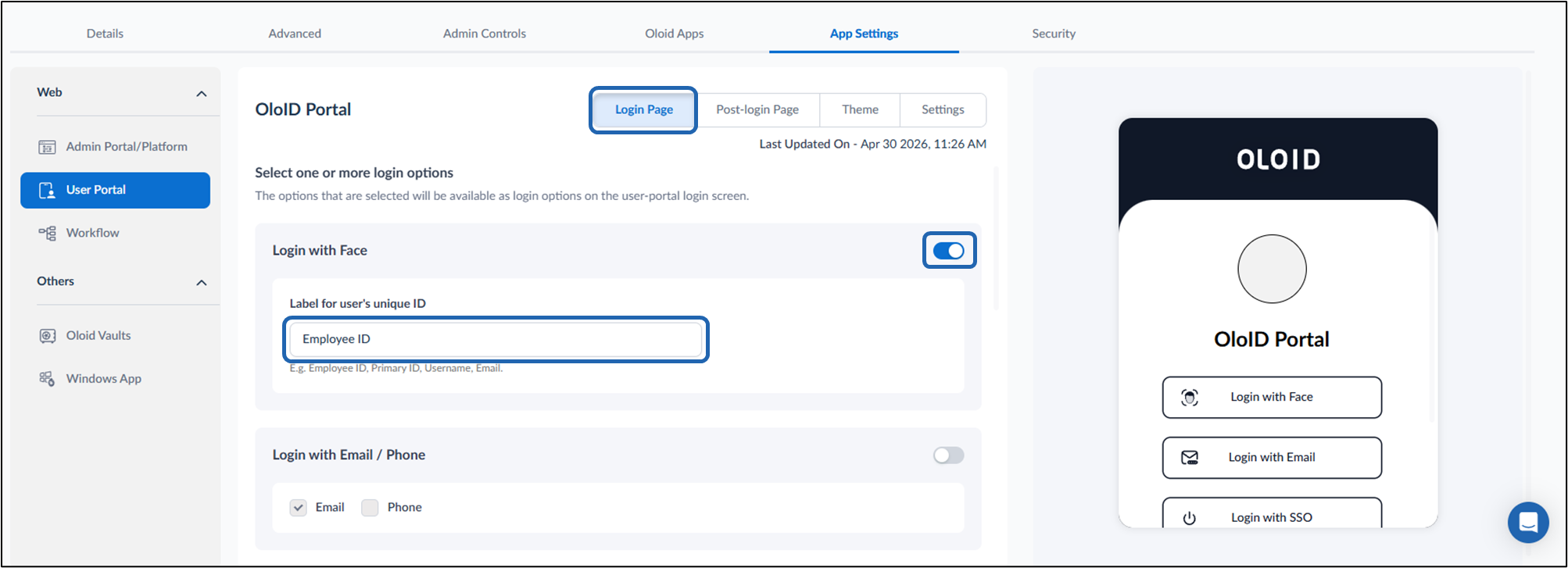 How to Configure Oloid User Portal in... - screenshot 4