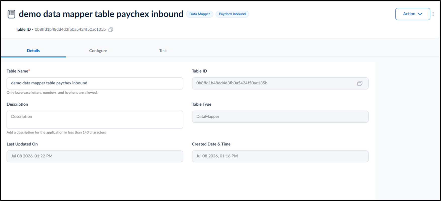 How to Configure Data Mapper Table for... - screenshot 3
