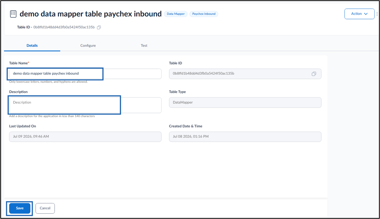 How to Configure Data Mapper Table for... - screenshot 4