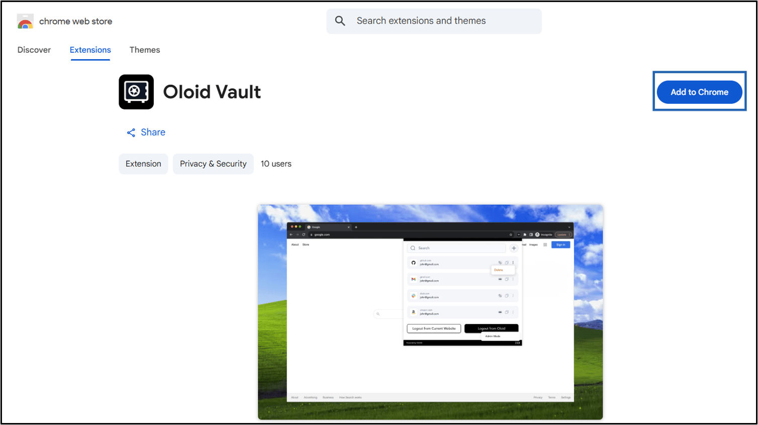 How to Add the Oloid Vault Extension... - screenshot 6