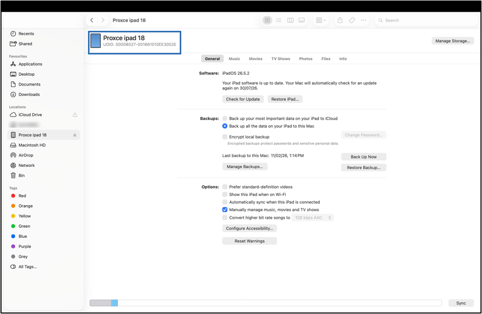 How to Find the UDID of iOS Device - screenshot 4