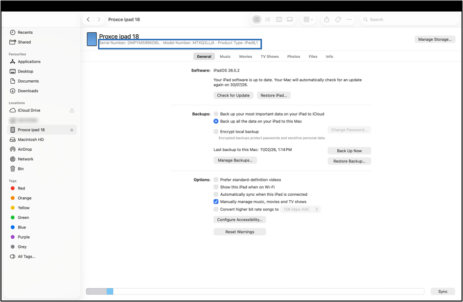 How to Find the UDID of iOS Device - screenshot 3