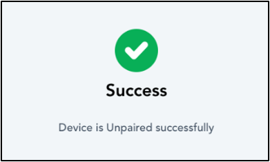 How to Unpair Endpoint - screenshot 6