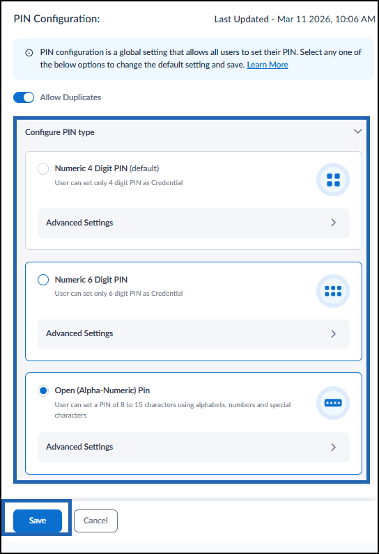 How to Configure PIN - screenshot 8