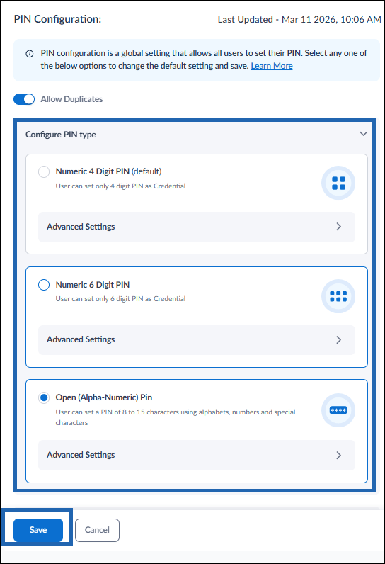 How to Configure PIN - screenshot 8