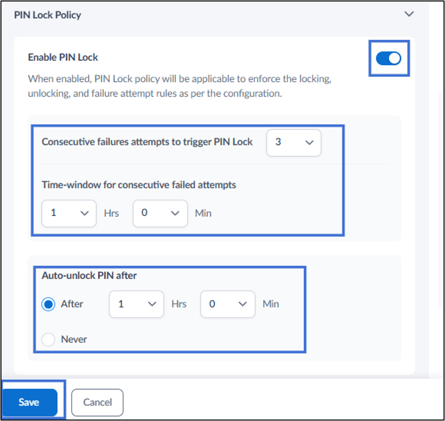 How to Configure PIN - screenshot 10