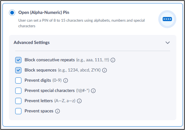 How to Configure PIN - screenshot 7