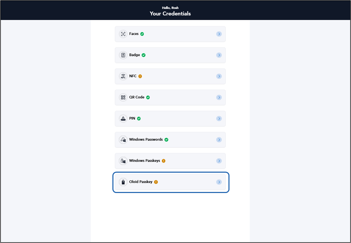 How to Generate Oloid Passkey in the... - screenshot 1