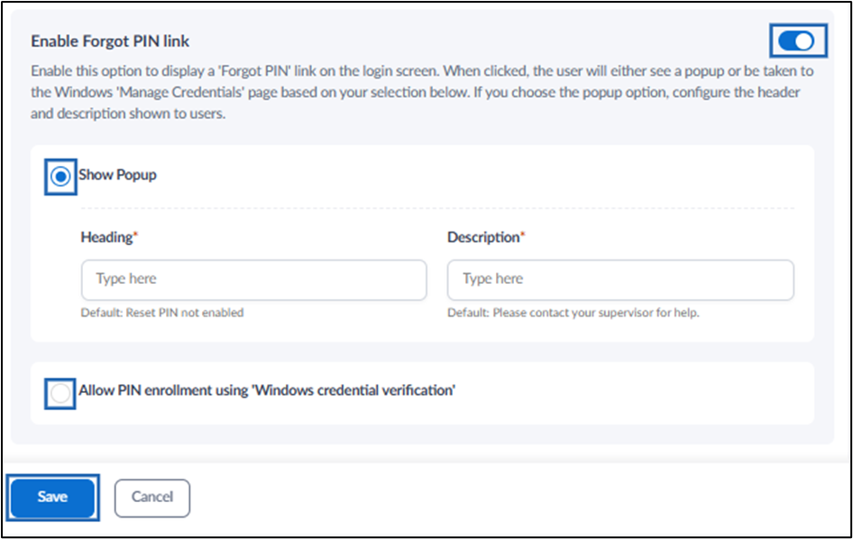 How to Enable Forgot PIN Link for... - screenshot 4