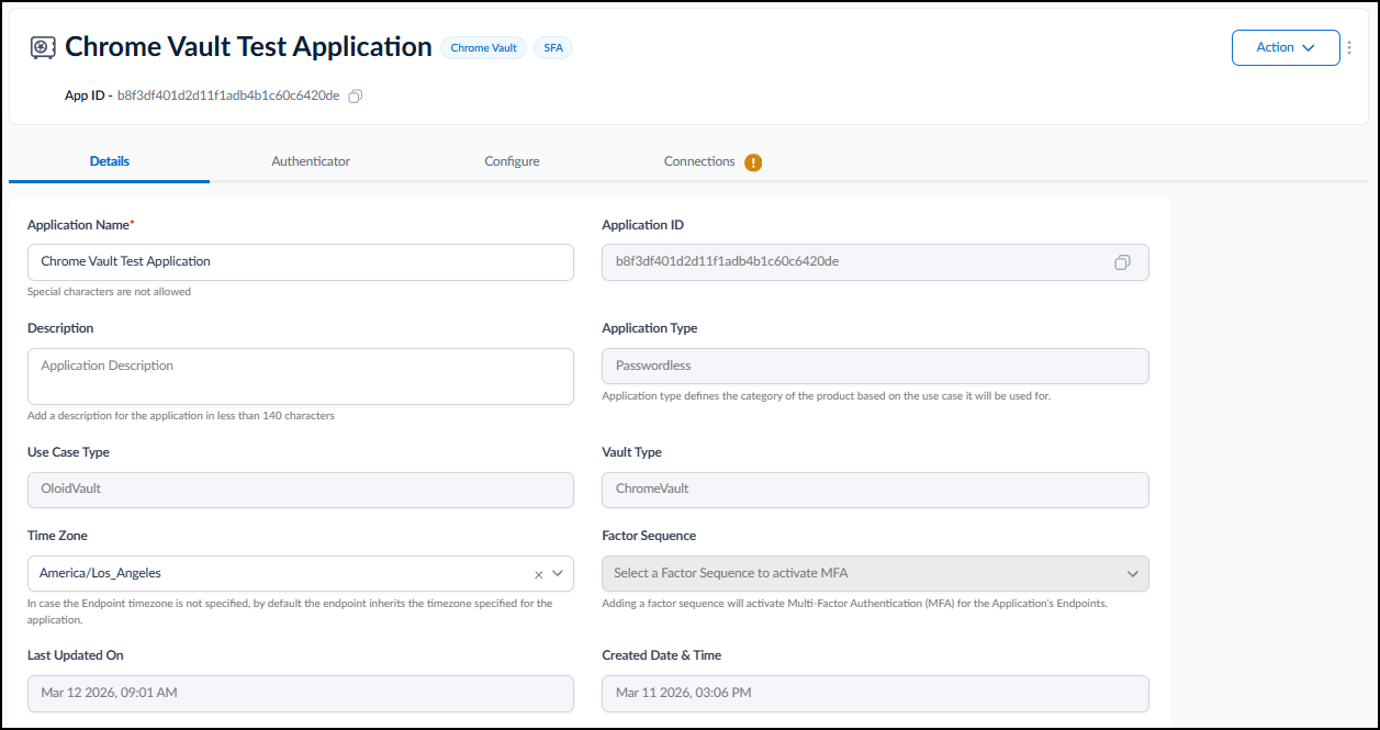 Test Chrome Vault - screenshot 5