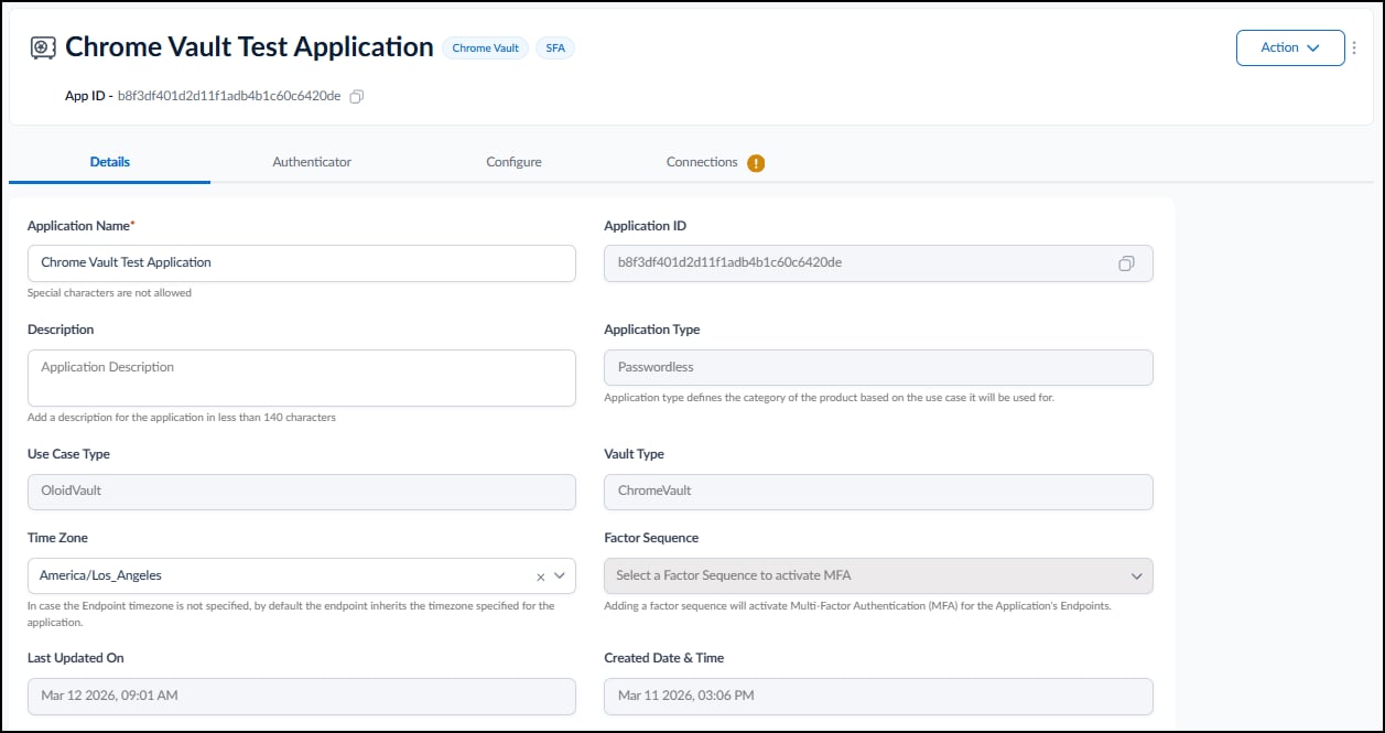 Test Chrome Vault - screenshot 5