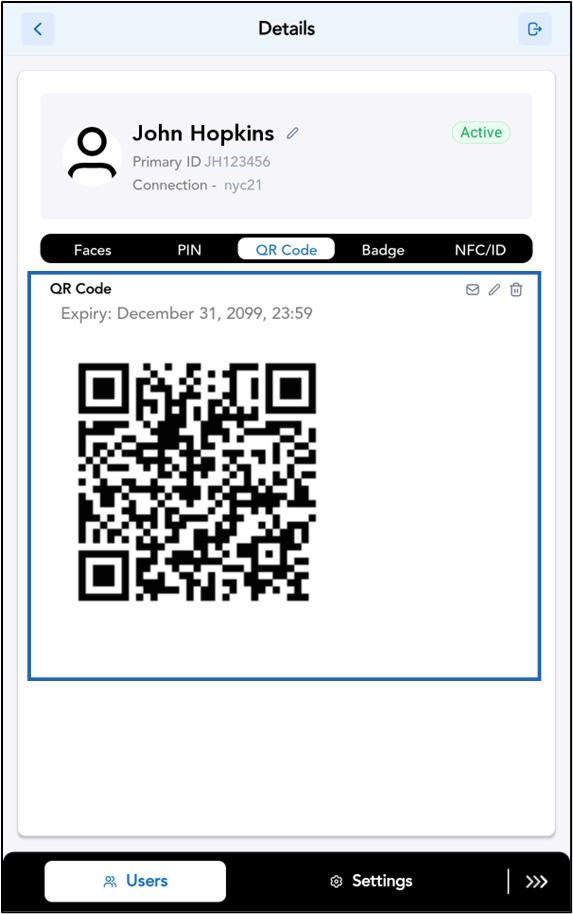 How to Assign QR Code for Users in the... - screenshot 6