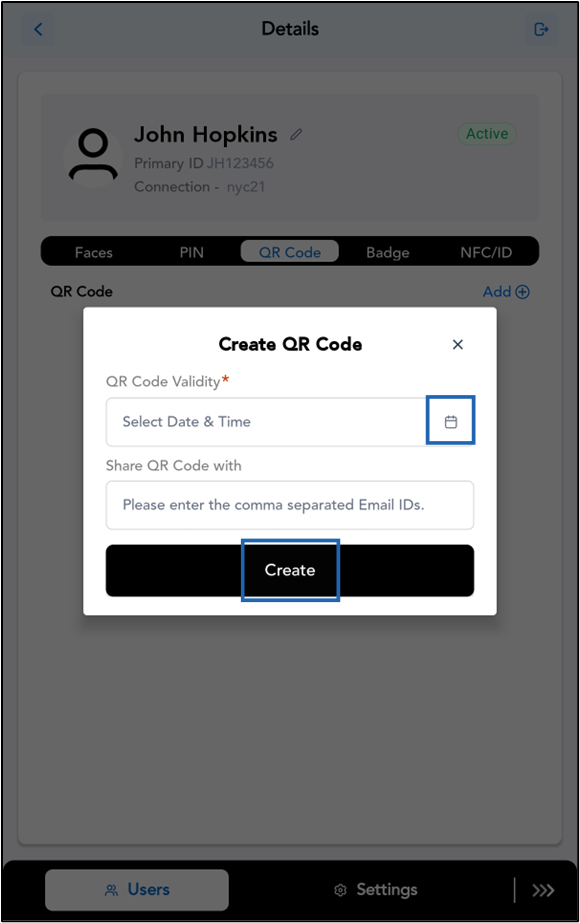 How to Assign QR Code for Users in the... - screenshot 4