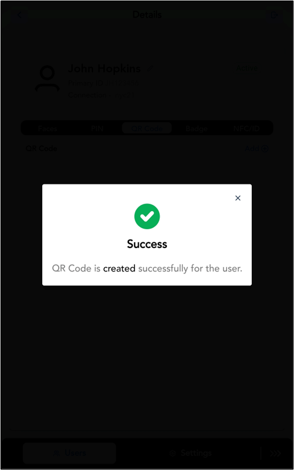 How to Assign QR Code for Users in the... - screenshot 5