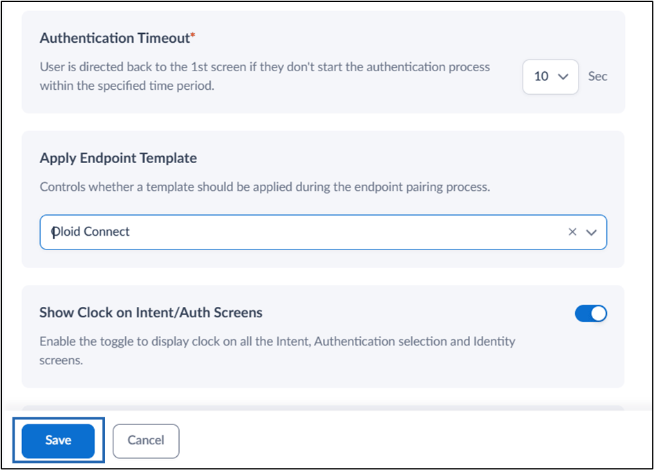 How to apply Endpoint Template during... - screenshot 2