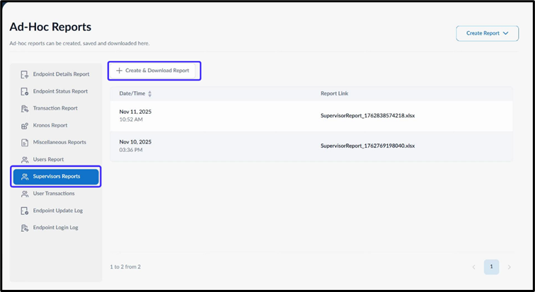 How to create and download Supervisors... - screenshot 4