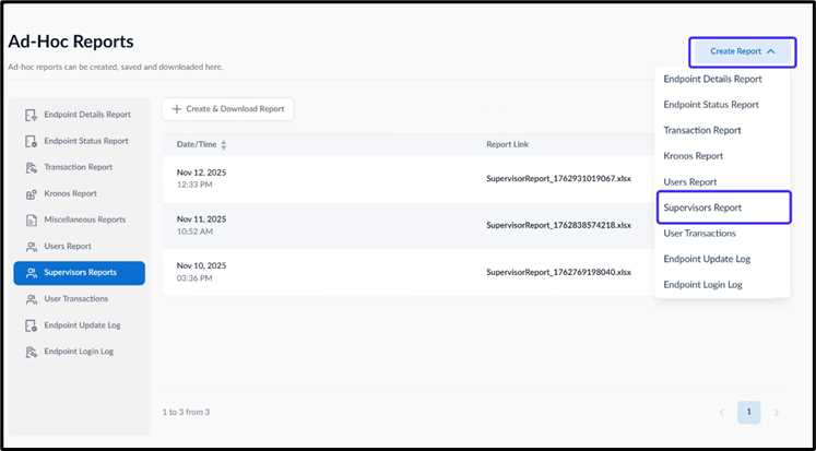 How to create and download Supervisors... - screenshot 3