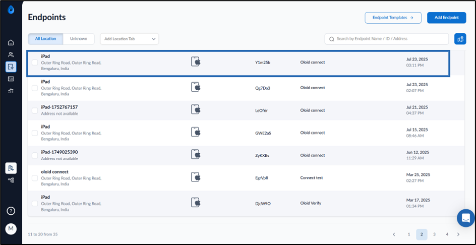 How to apply Endpoint Template after... - screenshot 2