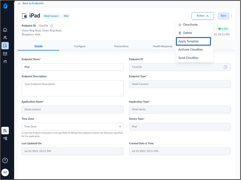 How to apply Endpoint Template after... - screenshot 3