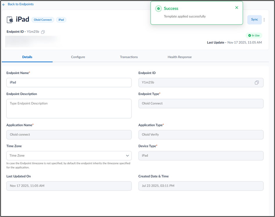 How to apply Endpoint Template after... - screenshot 6