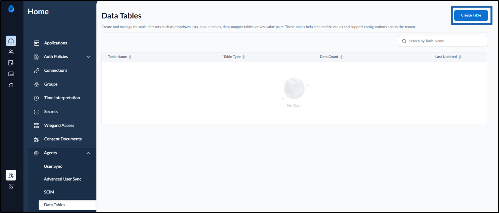 Inbound in the Tenant Admin Portal - screenshot 2
