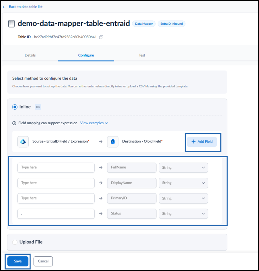 Inbound in the Tenant Admin Portal - screenshot 6
