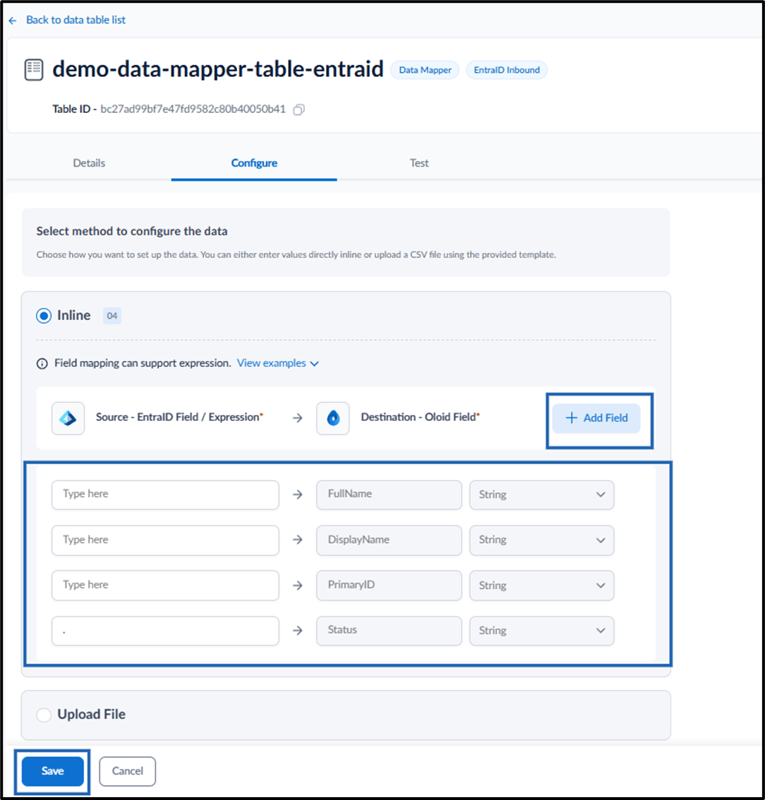 Inbound in the Tenant Admin Portal - screenshot 6