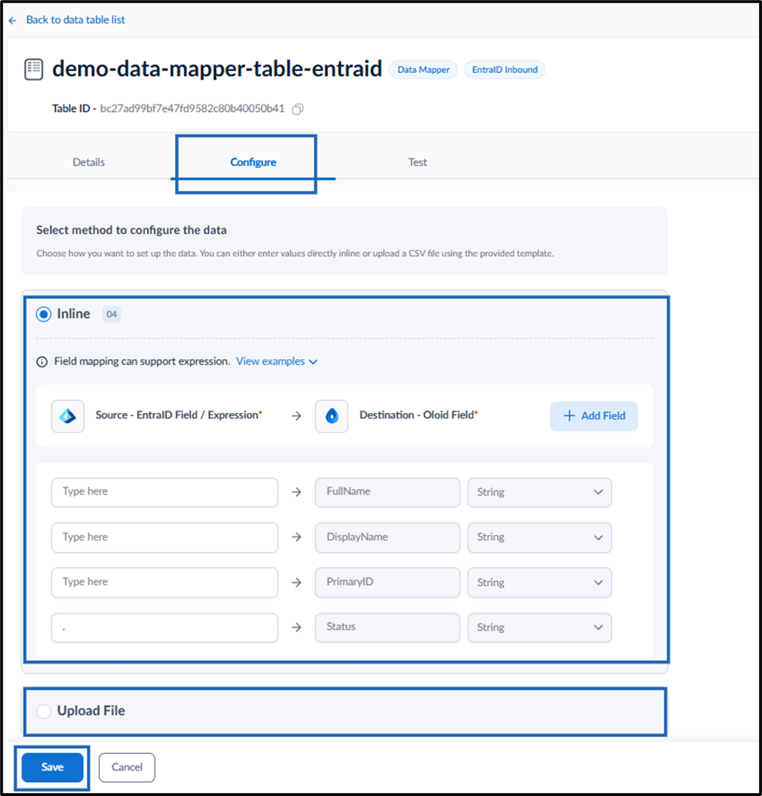 Inbound in the Tenant Admin Portal - screenshot 5