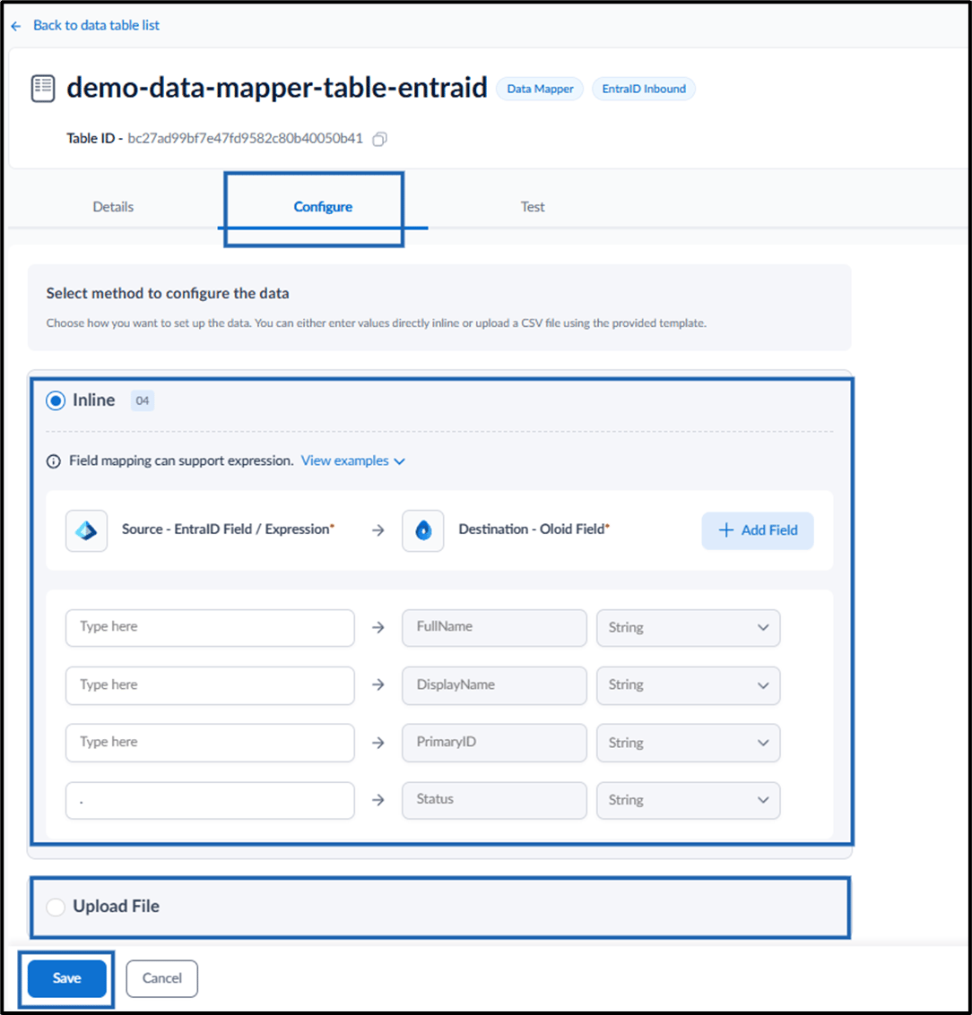 Inbound in the Tenant Admin Portal - screenshot 5