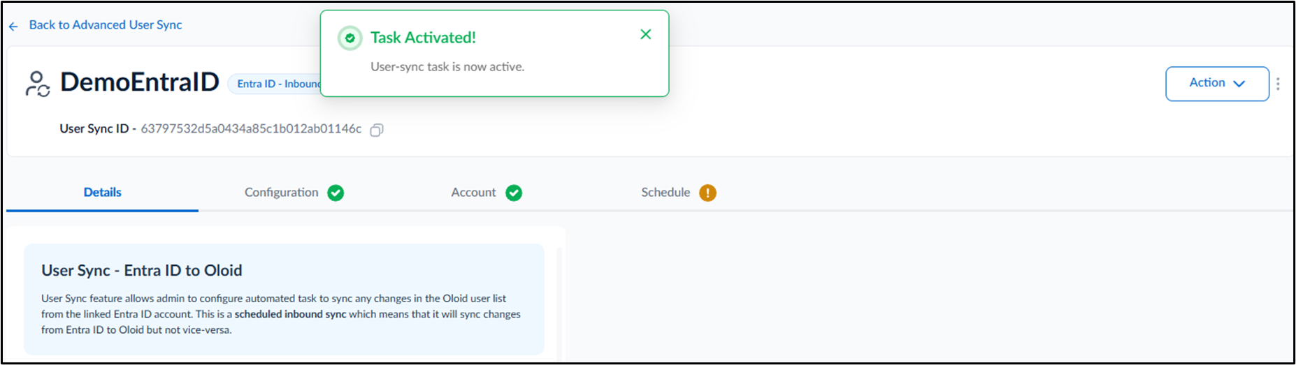Inbound in the Tenant Admin Portal - screenshot 5