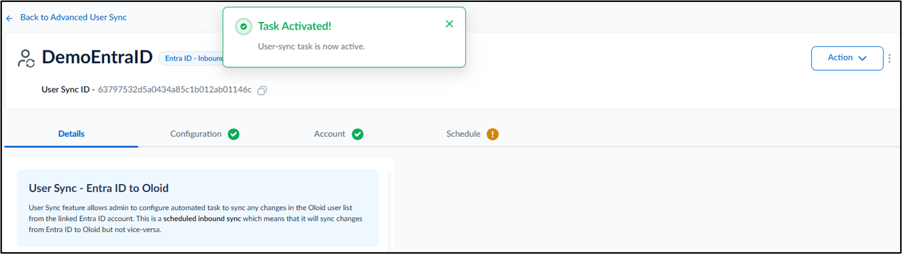 Inbound in the Tenant Admin Portal - screenshot 5