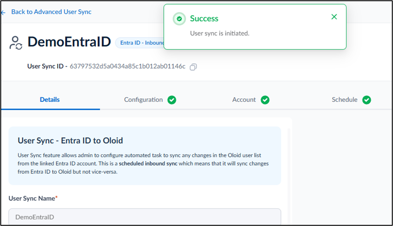 Inbound in the Tenant Admin Portal - screenshot 8