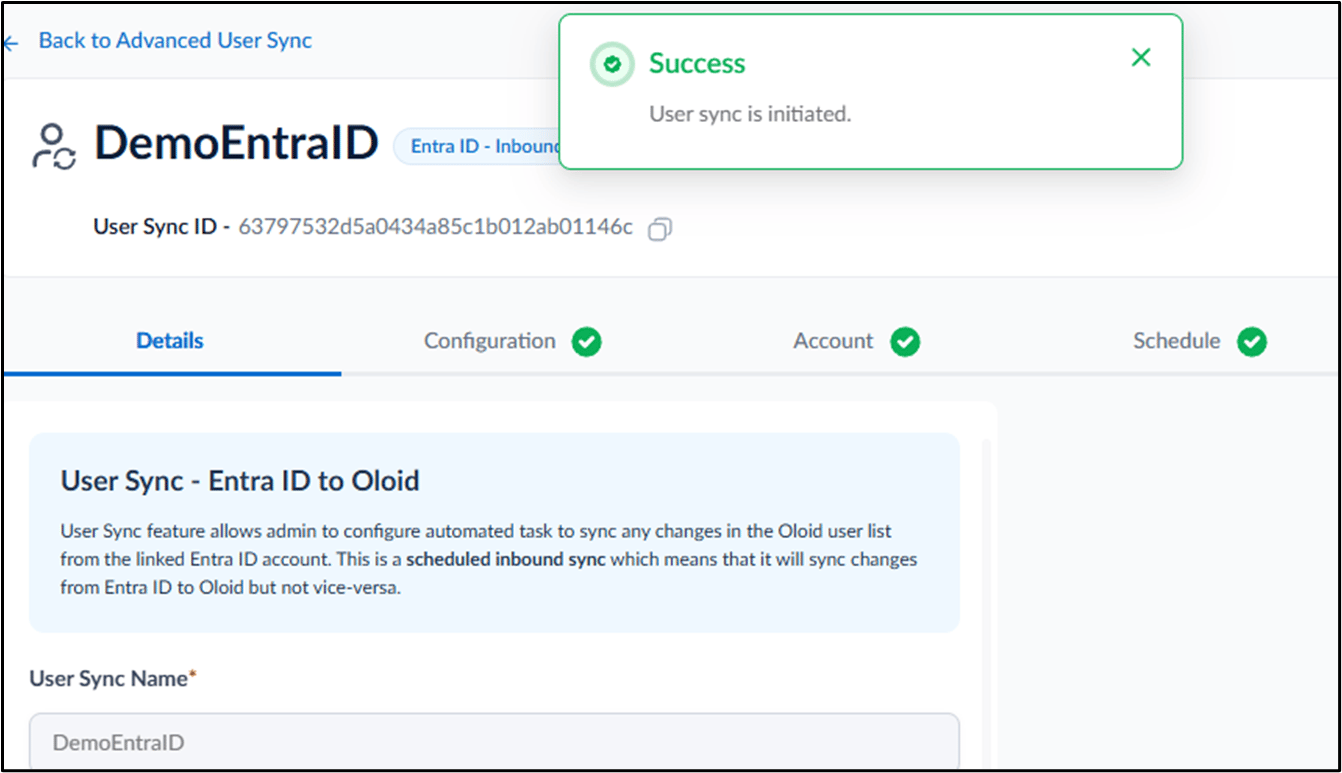 Inbound in the Tenant Admin Portal - screenshot 8