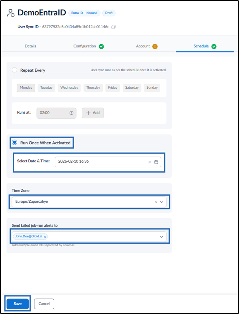Inbound in the Tenant Admin Portal - screenshot 23