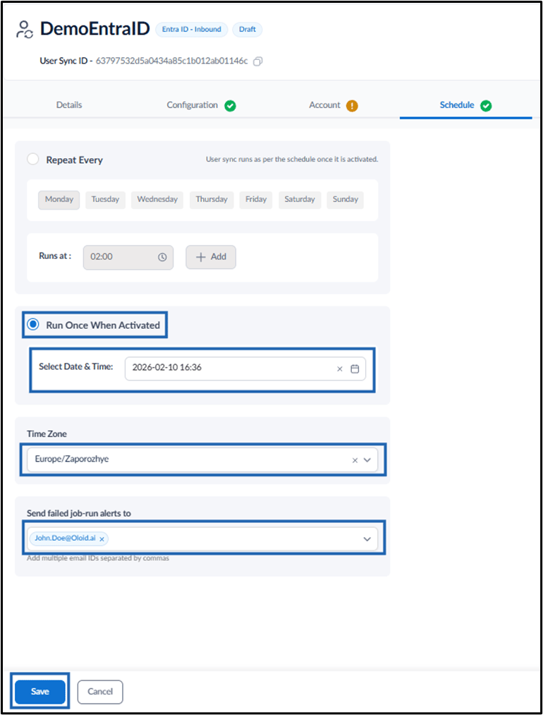Inbound in the Tenant Admin Portal - screenshot 23