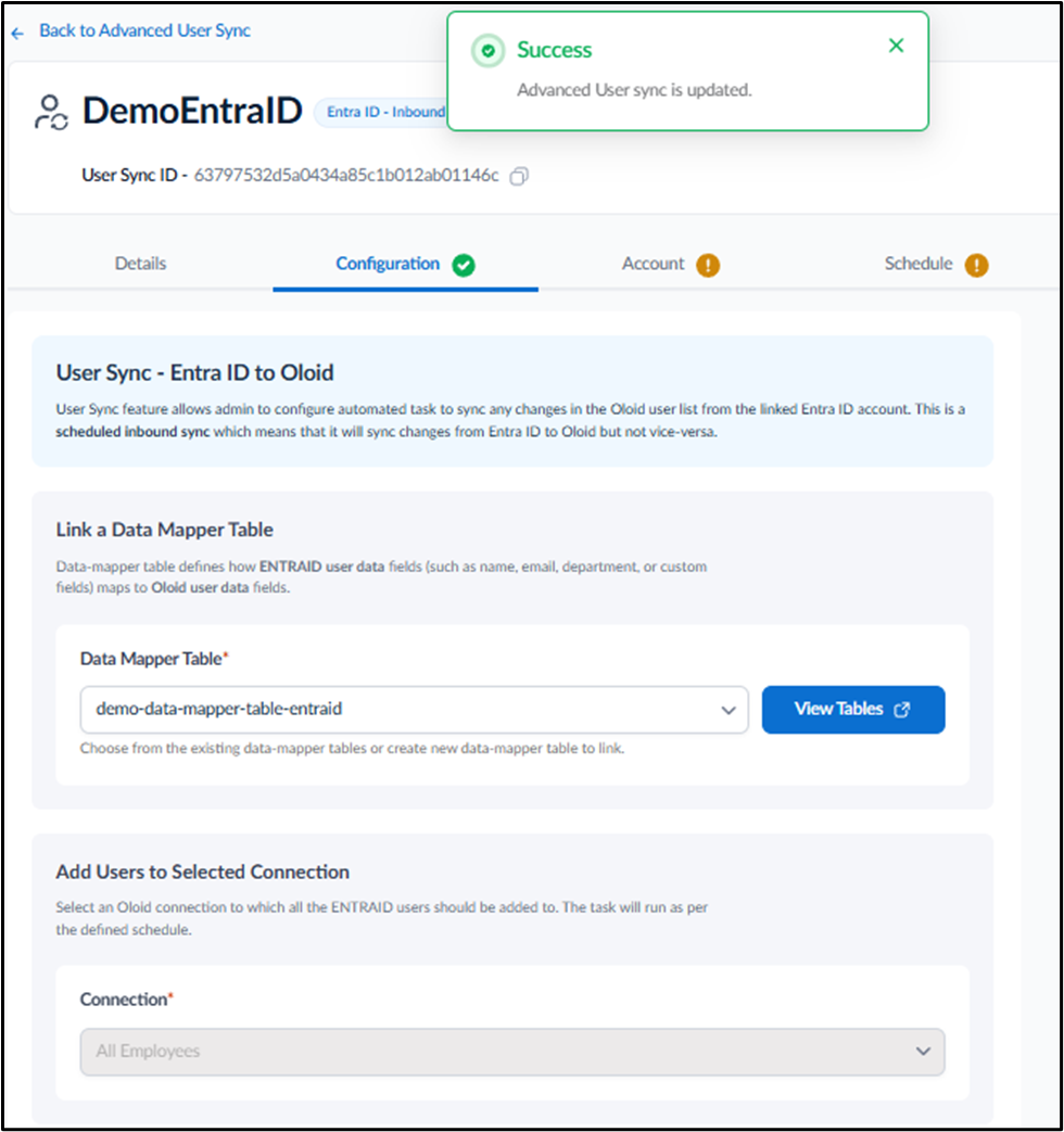 Inbound in the Tenant Admin Portal - screenshot 13