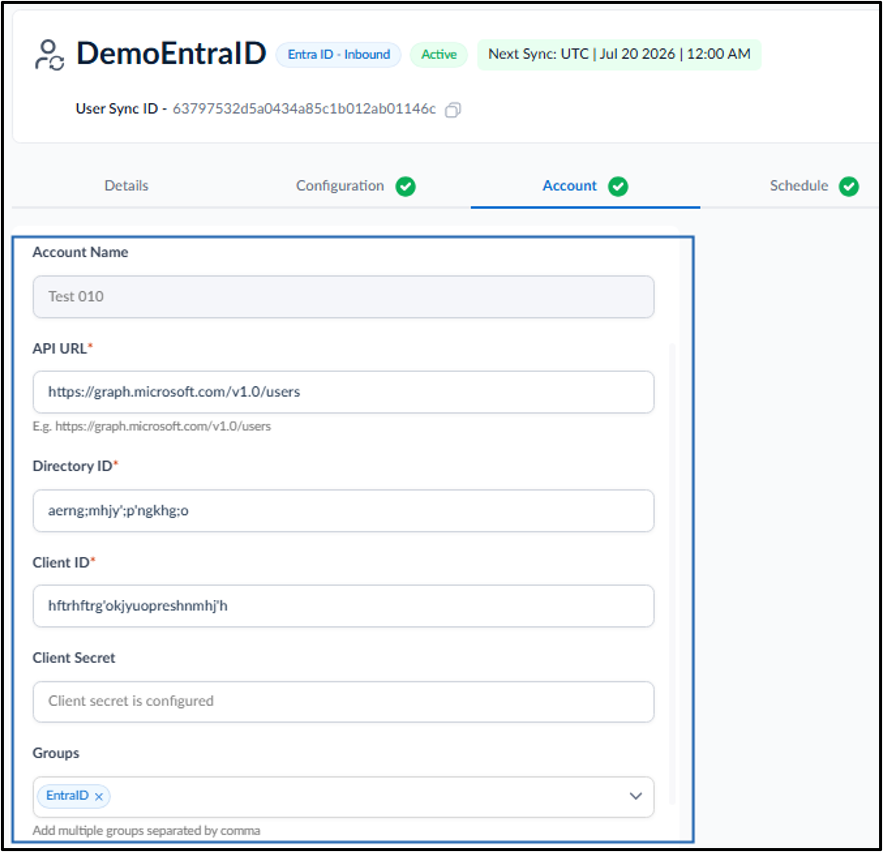 Inbound in the Tenant Admin Portal - screenshot 16
