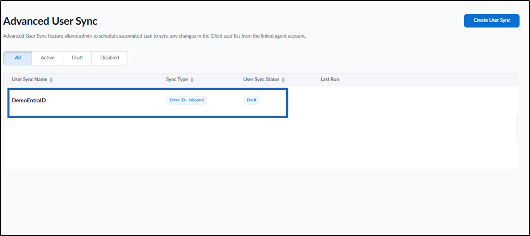 Inbound in the Tenant Admin Portal - screenshot 2