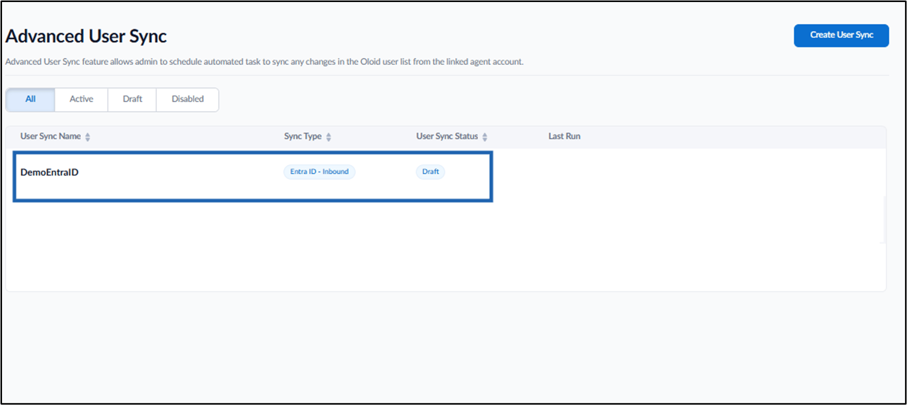 Inbound in the Tenant Admin Portal - screenshot 2