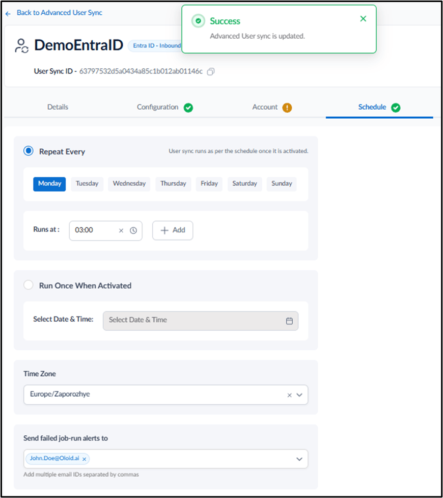 Inbound in the Tenant Admin Portal - screenshot 22
