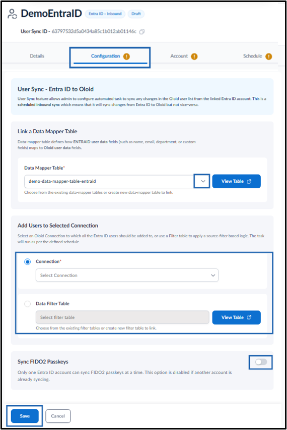 Inbound in the Tenant Admin Portal - screenshot 12