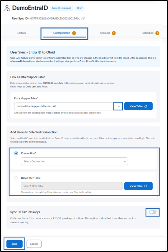 Inbound in the Tenant Admin Portal - screenshot 12