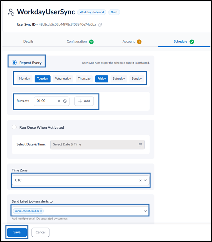 Inbound in the Tenant Admin Portal - screenshot 21