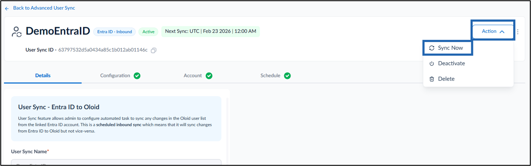 Inbound in the Tenant Admin Portal - screenshot 6