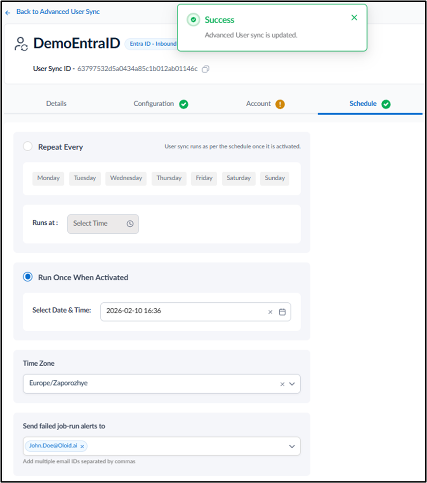 Inbound in the Tenant Admin Portal - screenshot 24