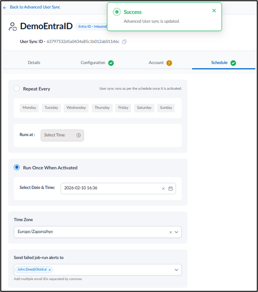 Inbound in the Tenant Admin Portal - screenshot 24