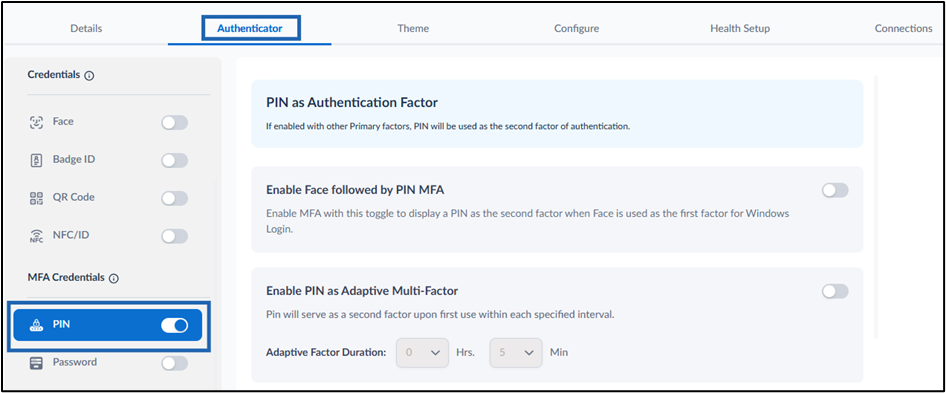 How to Enable Face Followed by PIN MFA... - screenshot 3
