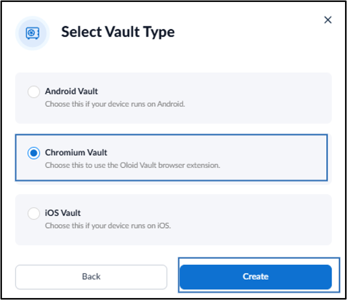 How to Create and Configure Oloid Vault... - screenshot 4